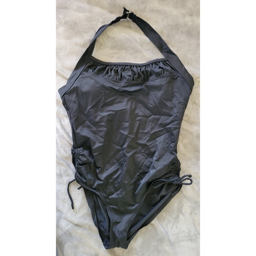 Women's Jaclyn Smith One Piece Black Swimsuit